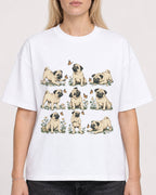 Mockup Boxy Heavyweight Tee White female close-up 08