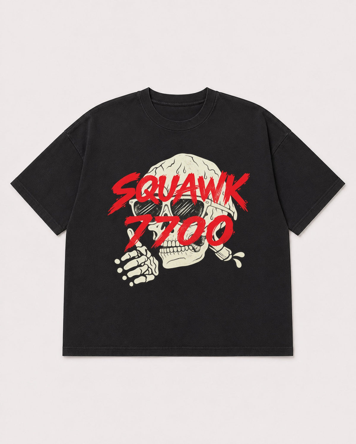 Mockup Boxy Heavyweight Tee Black product