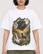 Mockup Boxy Heavyweight Tee White female close-up 32