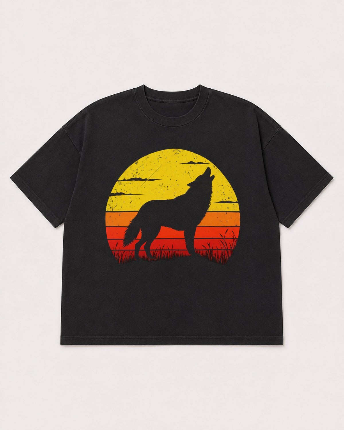 Mockup Boxy Heavyweight Tee Black product