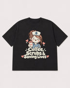 Mockup Boxy Heavyweight Tee Black product