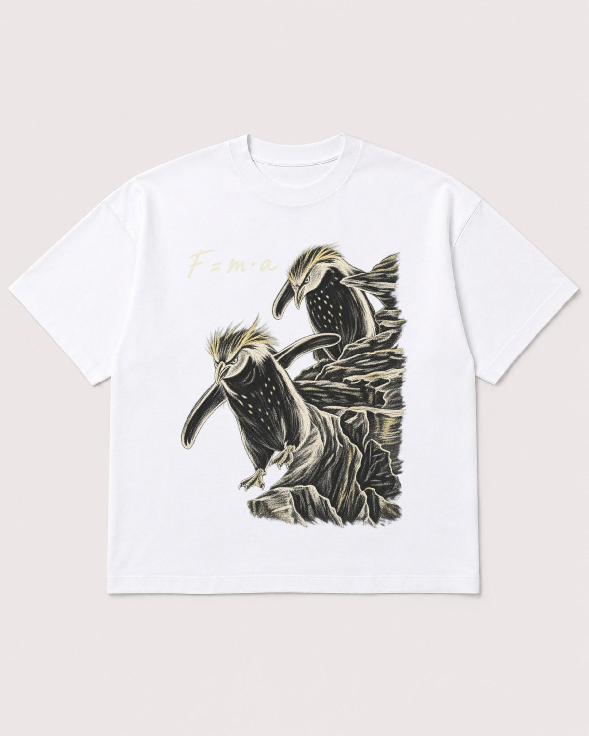 Mockup Boxy Heavyweight Tee White product