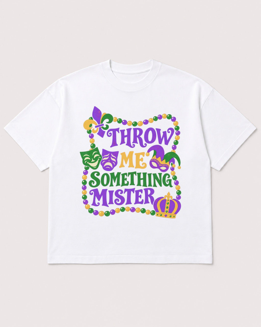 Mockup Boxy Heavyweight Tee White product