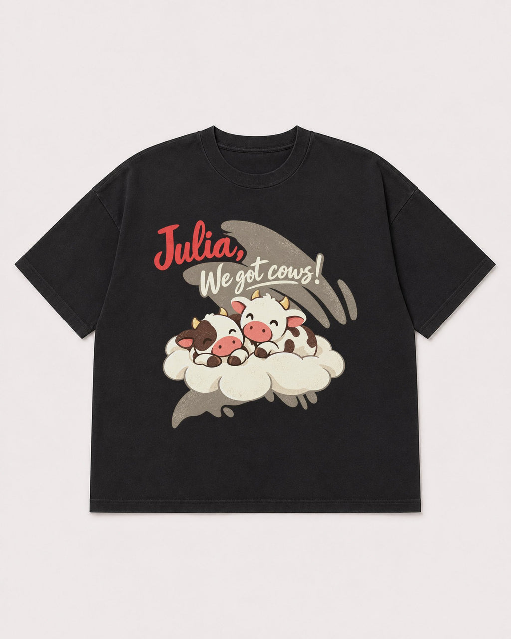 Mockup Boxy Heavyweight Tee Black product