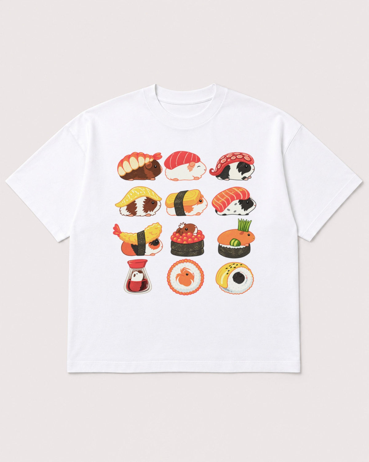 Mockup Boxy Heavyweight Tee White product