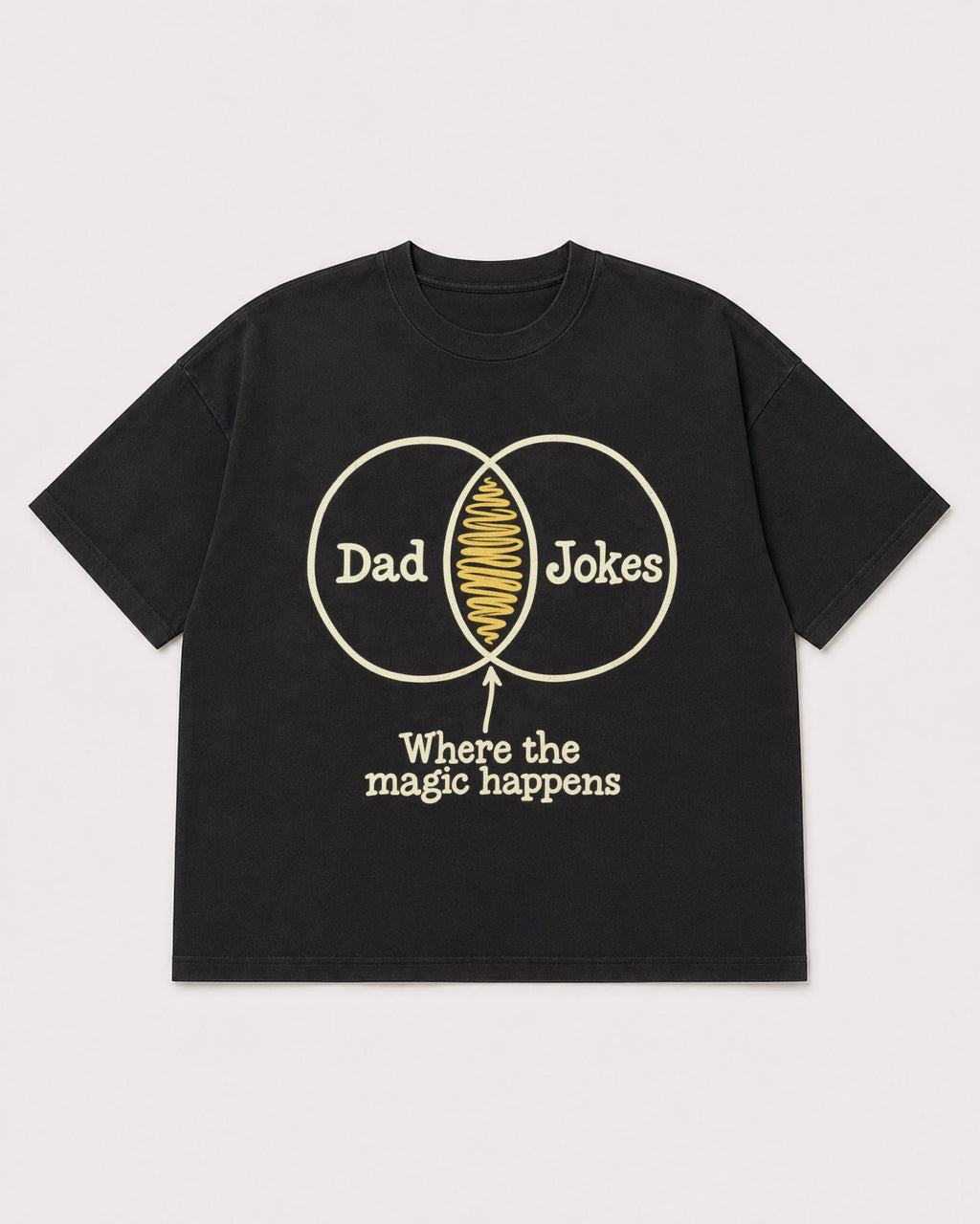 Mockup Boxy Heavyweight Tee Black product