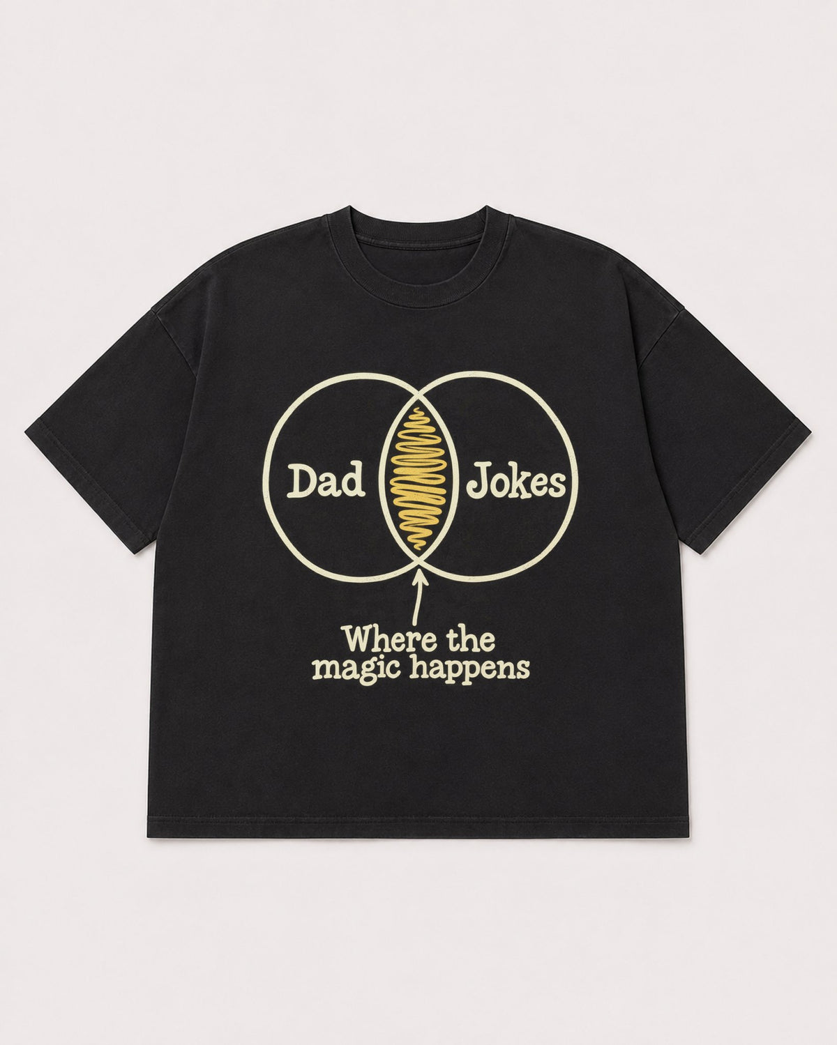 Mockup Boxy Heavyweight Tee Black product