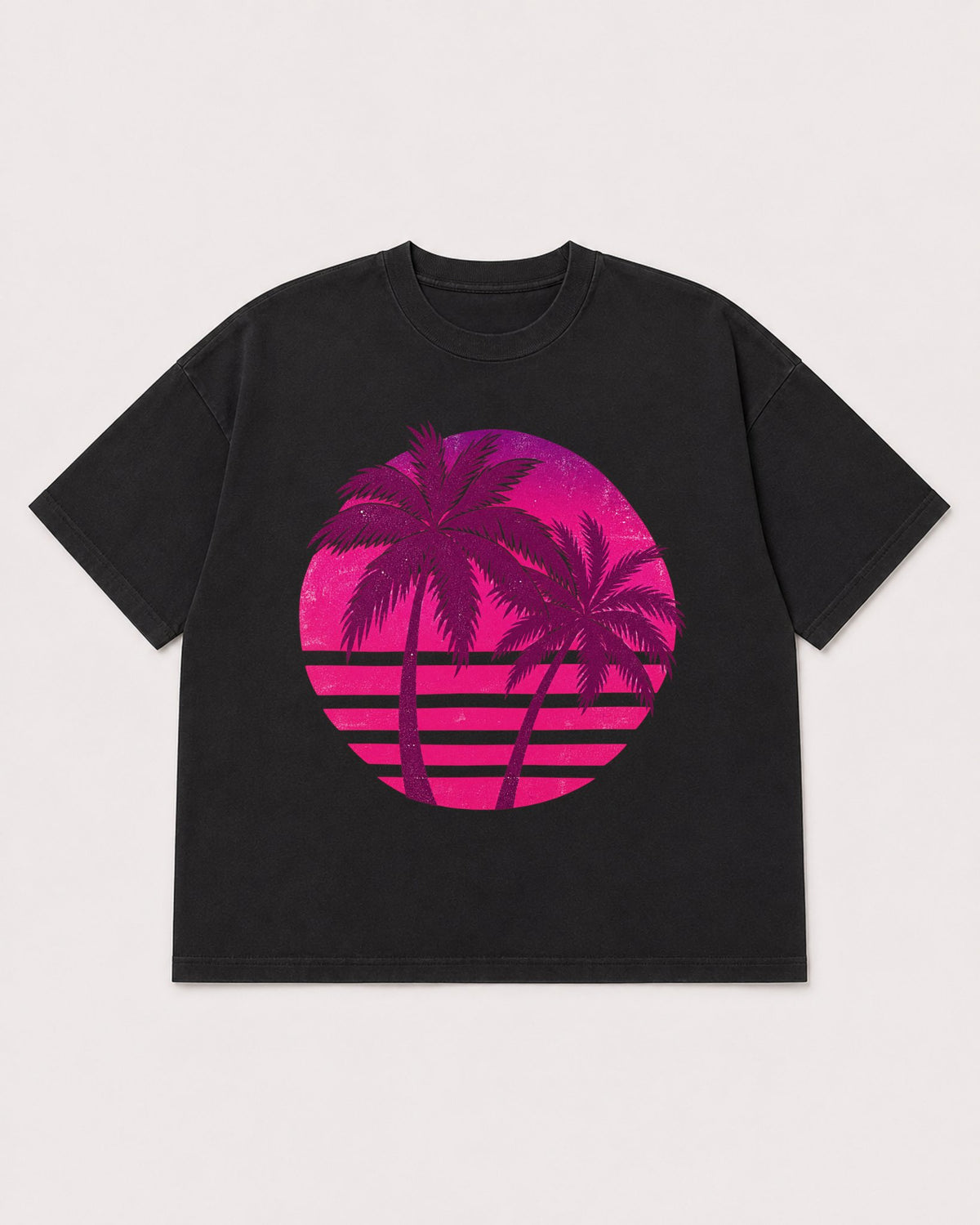 Mockup Boxy Heavyweight Tee Black product
