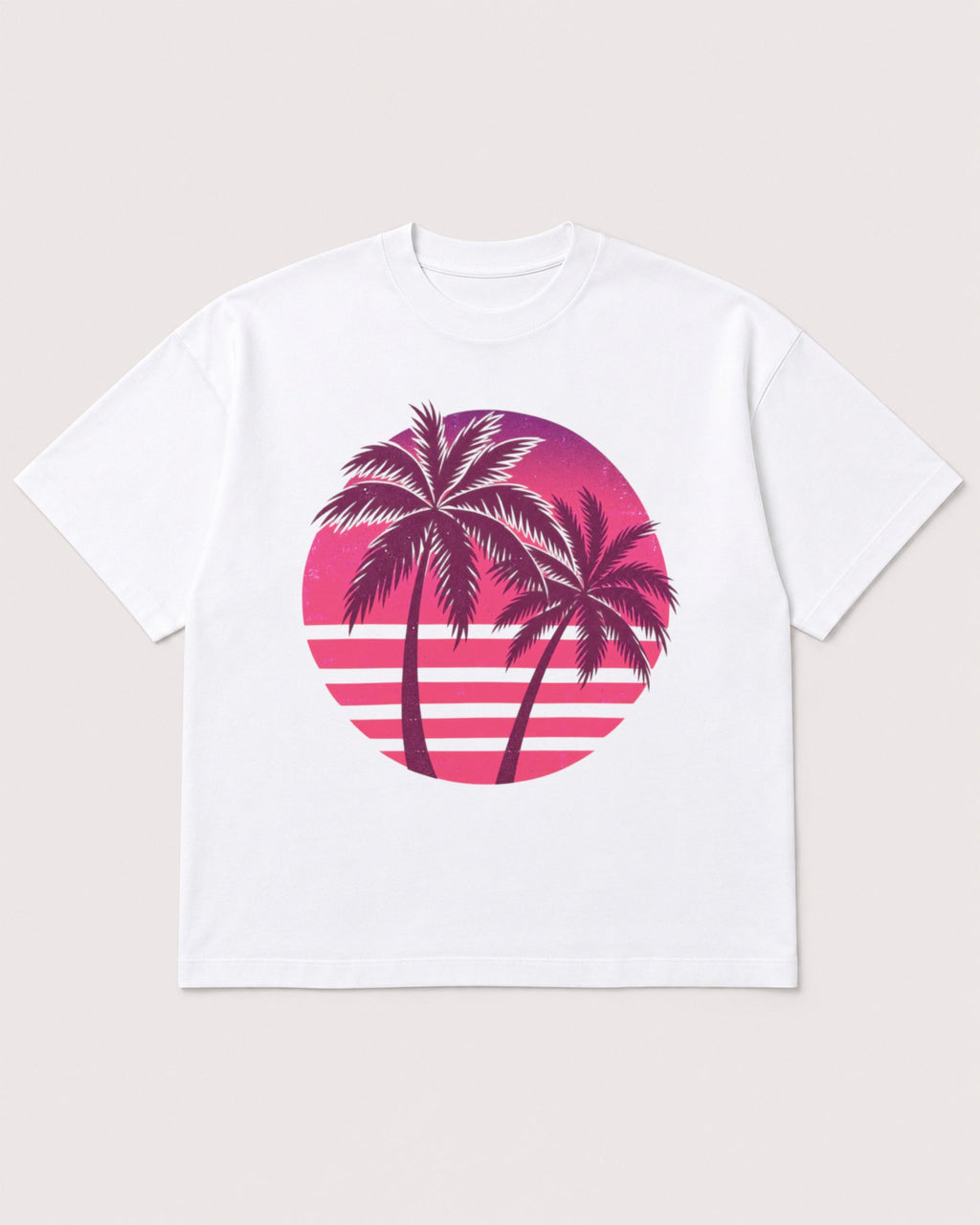 Mockup Boxy Heavyweight Tee White product
