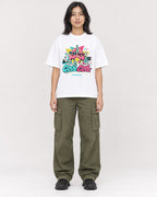 Mockup Boxy Heavyweight Tee White female full-body 22