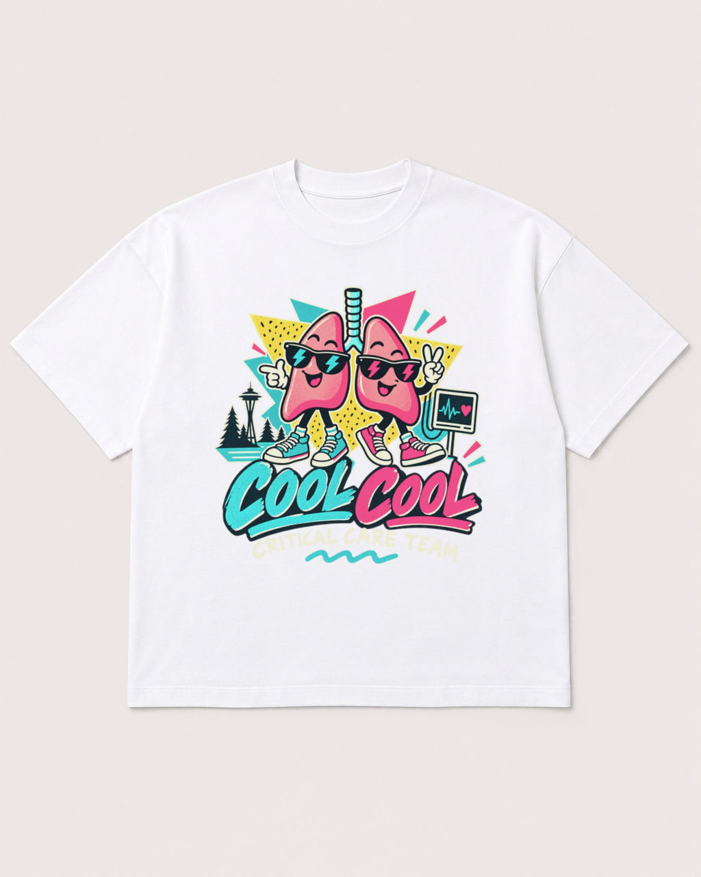 Mockup Boxy Heavyweight Tee White product