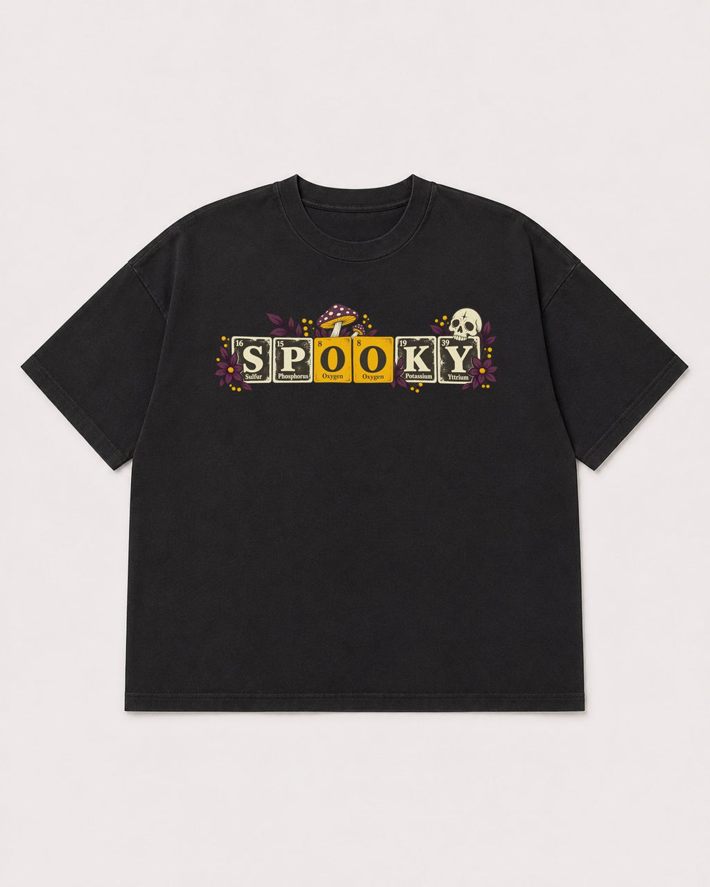 Mockup Boxy Heavyweight Tee Black product