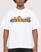 Mockup Boxy Heavyweight Tee White male close-up 45