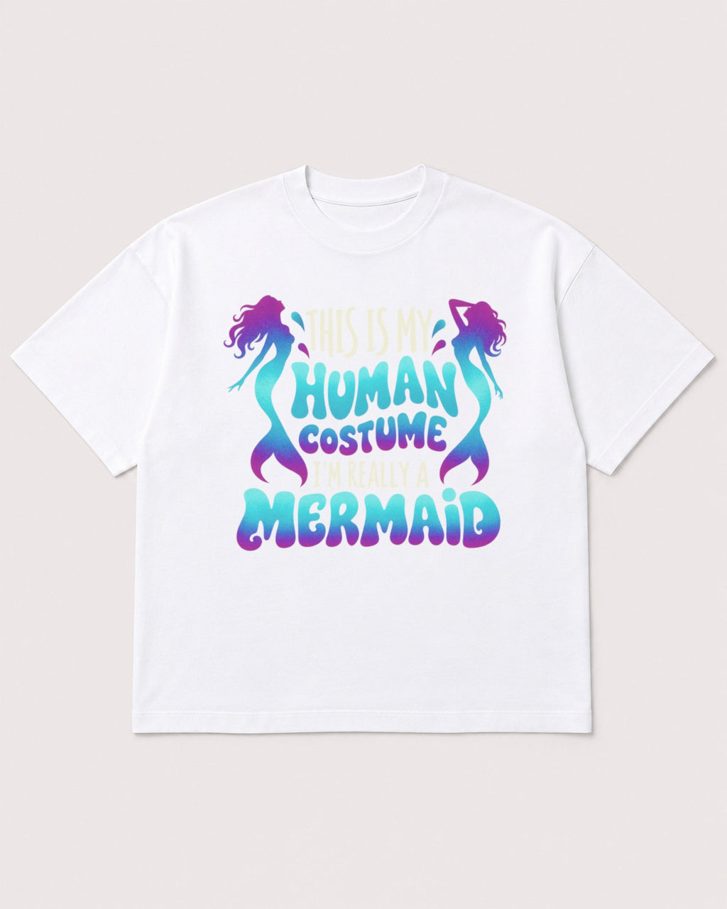 Mockup Boxy Heavyweight Tee White product