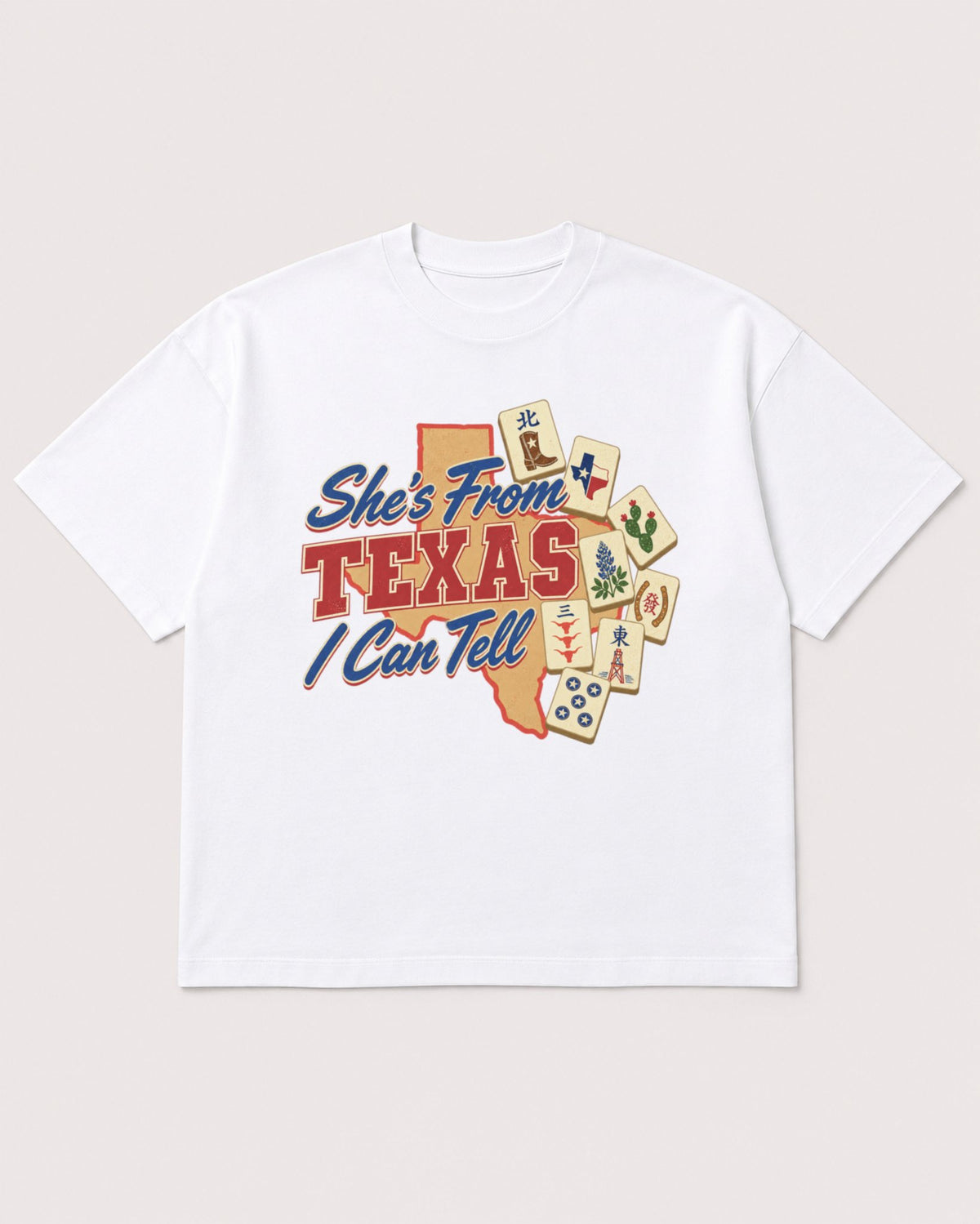 Mockup Boxy Heavyweight Tee White product