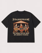 Mockup Boxy Heavyweight Tee Black product
