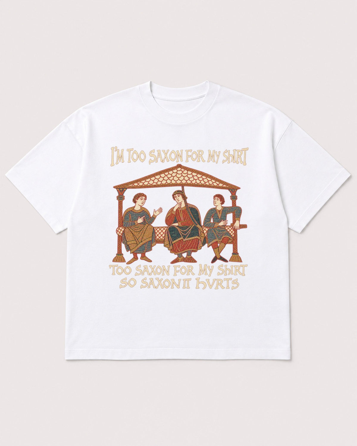 Mockup Boxy Heavyweight Tee White product