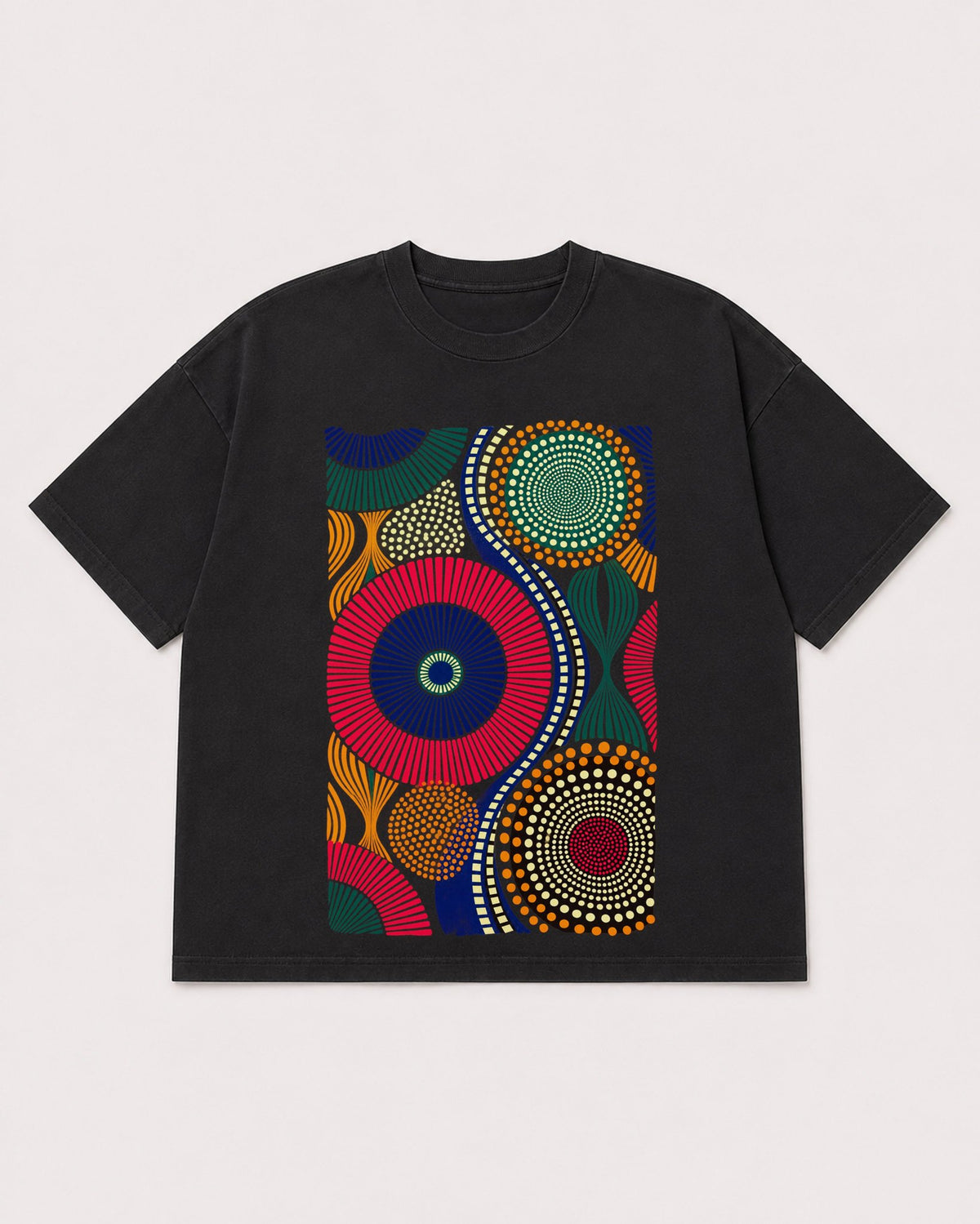 Mockup Boxy Heavyweight Tee Black product