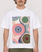 Mockup Boxy Heavyweight Tee White male close-up 09