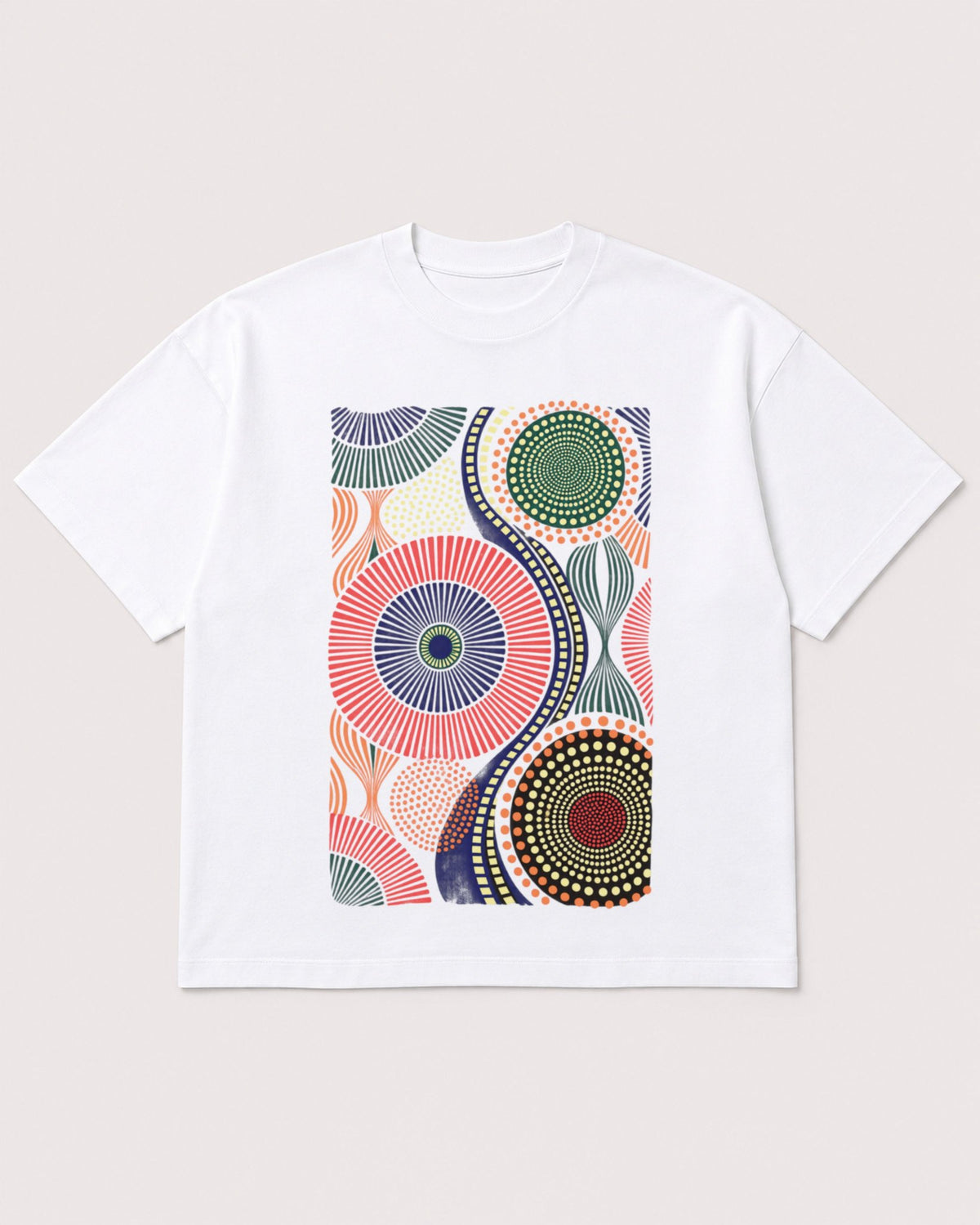 Mockup Boxy Heavyweight Tee White product