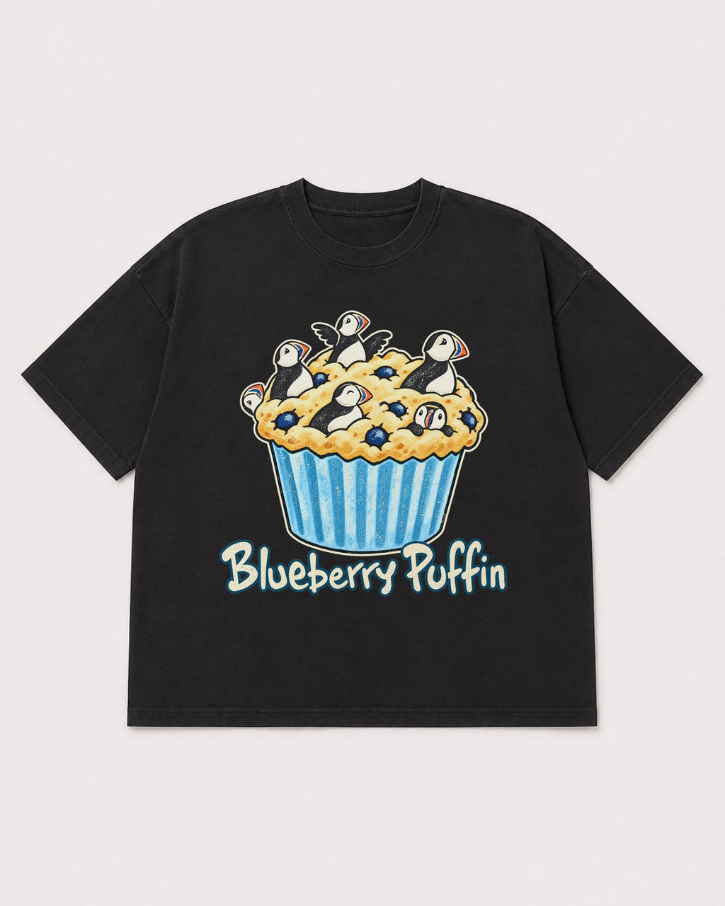 Mockup Boxy Heavyweight Tee Black product