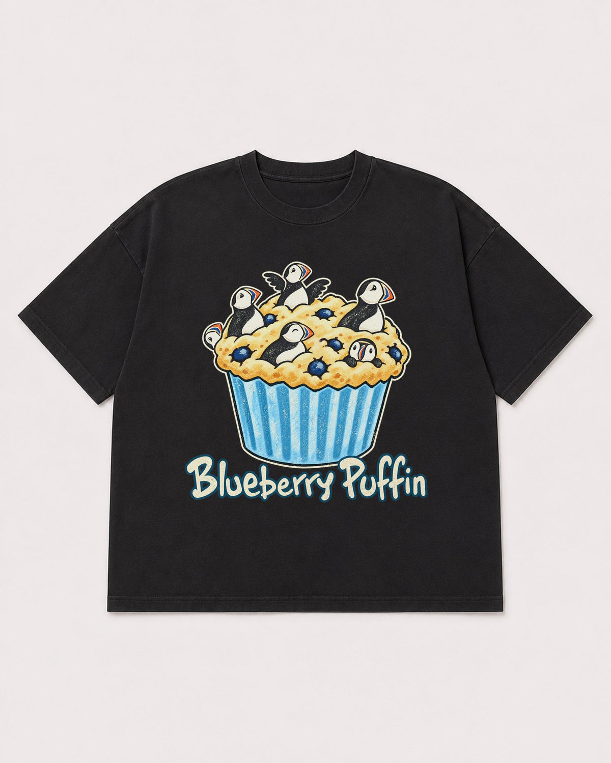 Mockup Boxy Heavyweight Tee Black product