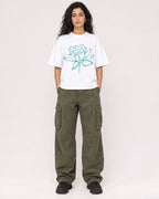 Mockup Boxy Heavyweight Tee White female full-body 07