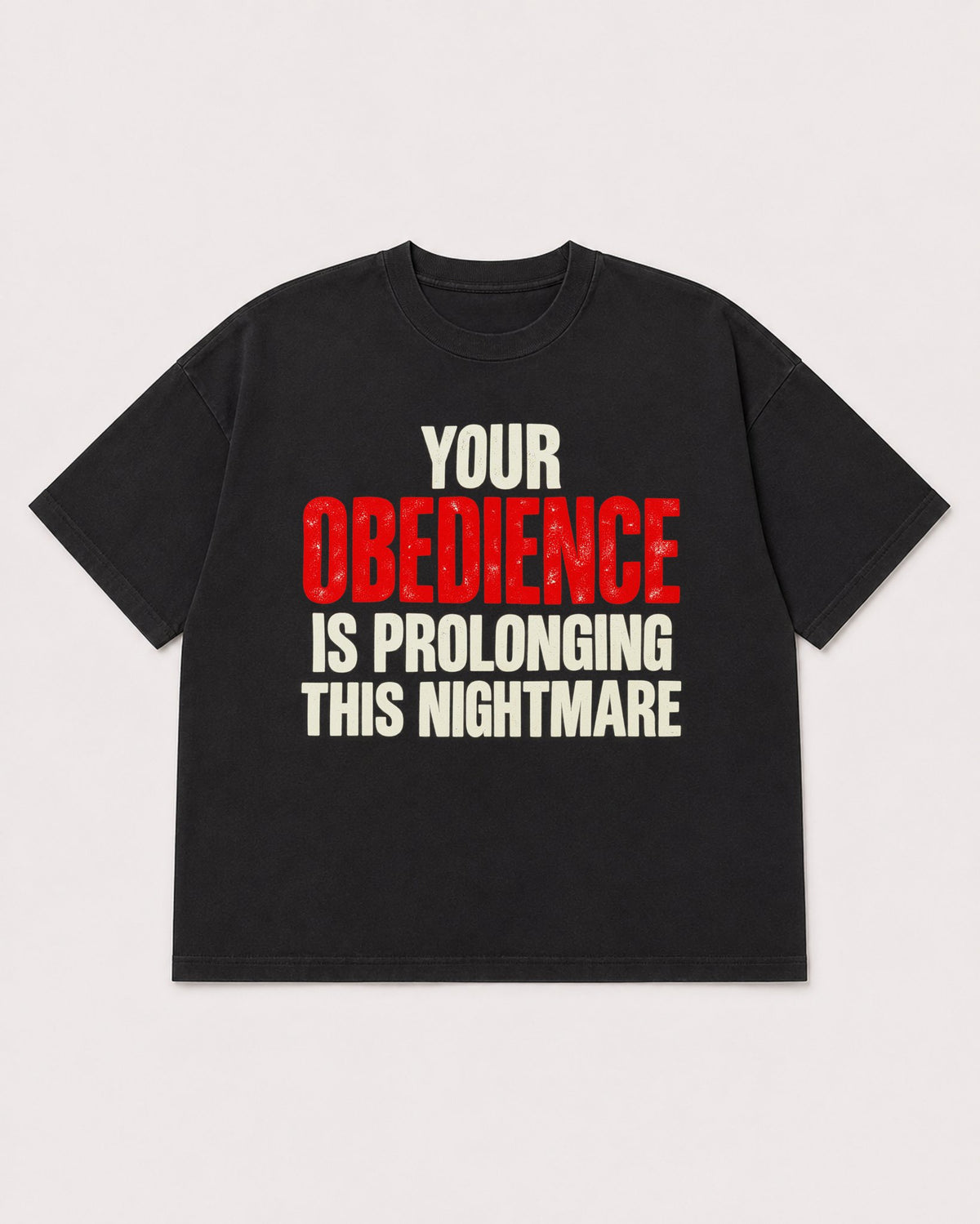 Mockup Boxy Heavyweight Tee Black product