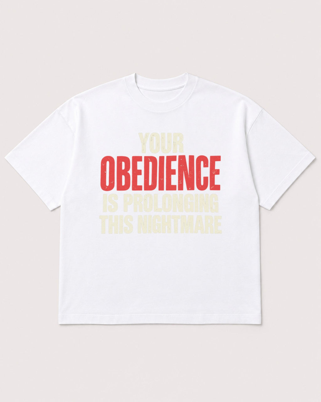 Mockup Boxy Heavyweight Tee White product