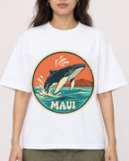 Mockup Boxy Heavyweight Tee White female close-up 02