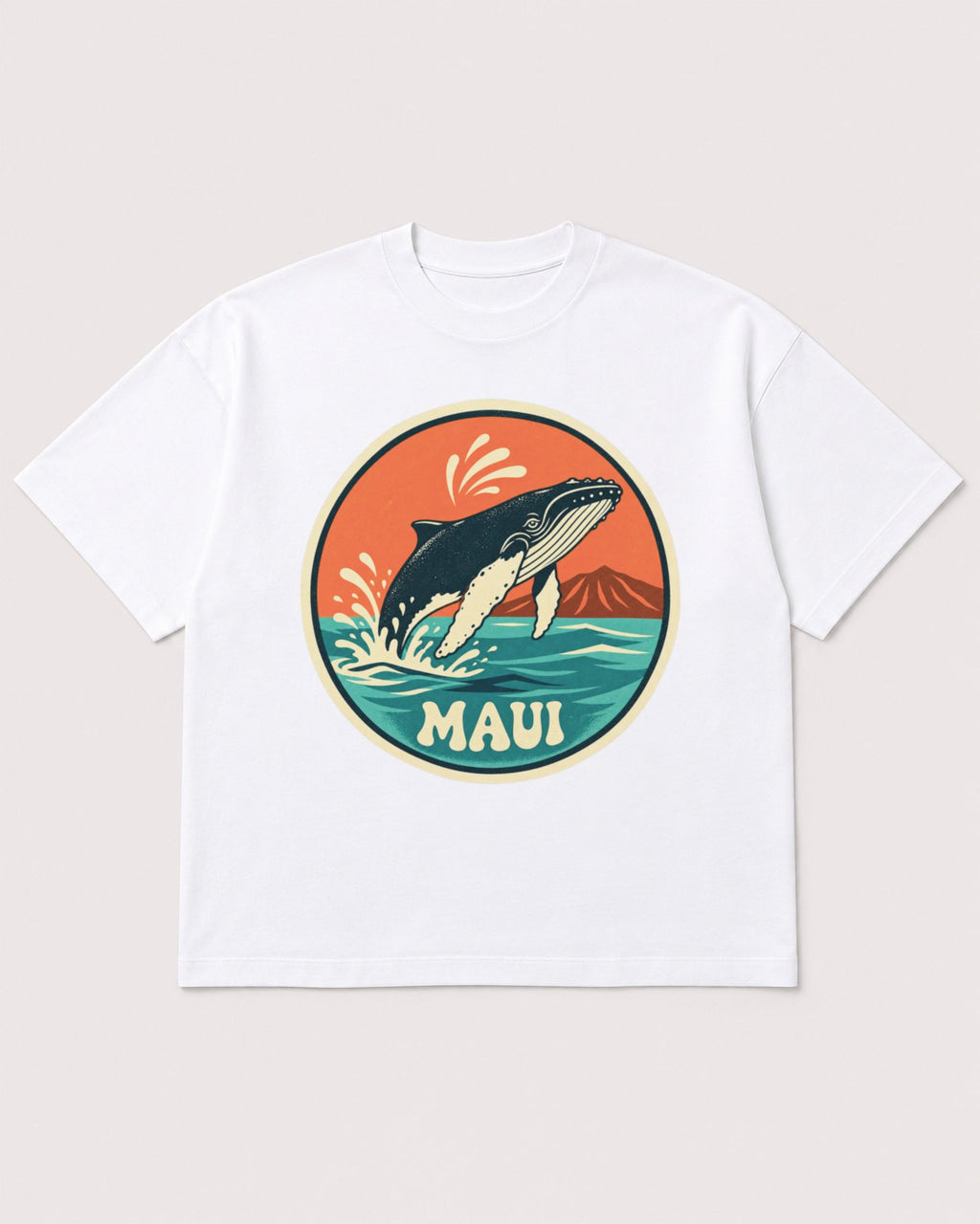 Mockup Boxy Heavyweight Tee White product