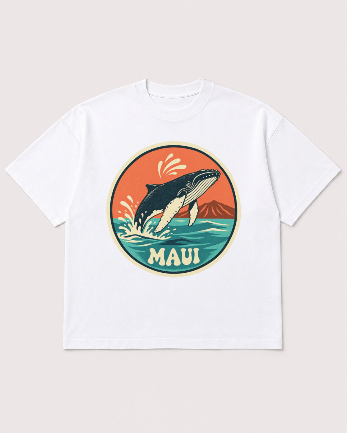 Mockup Boxy Heavyweight Tee White product