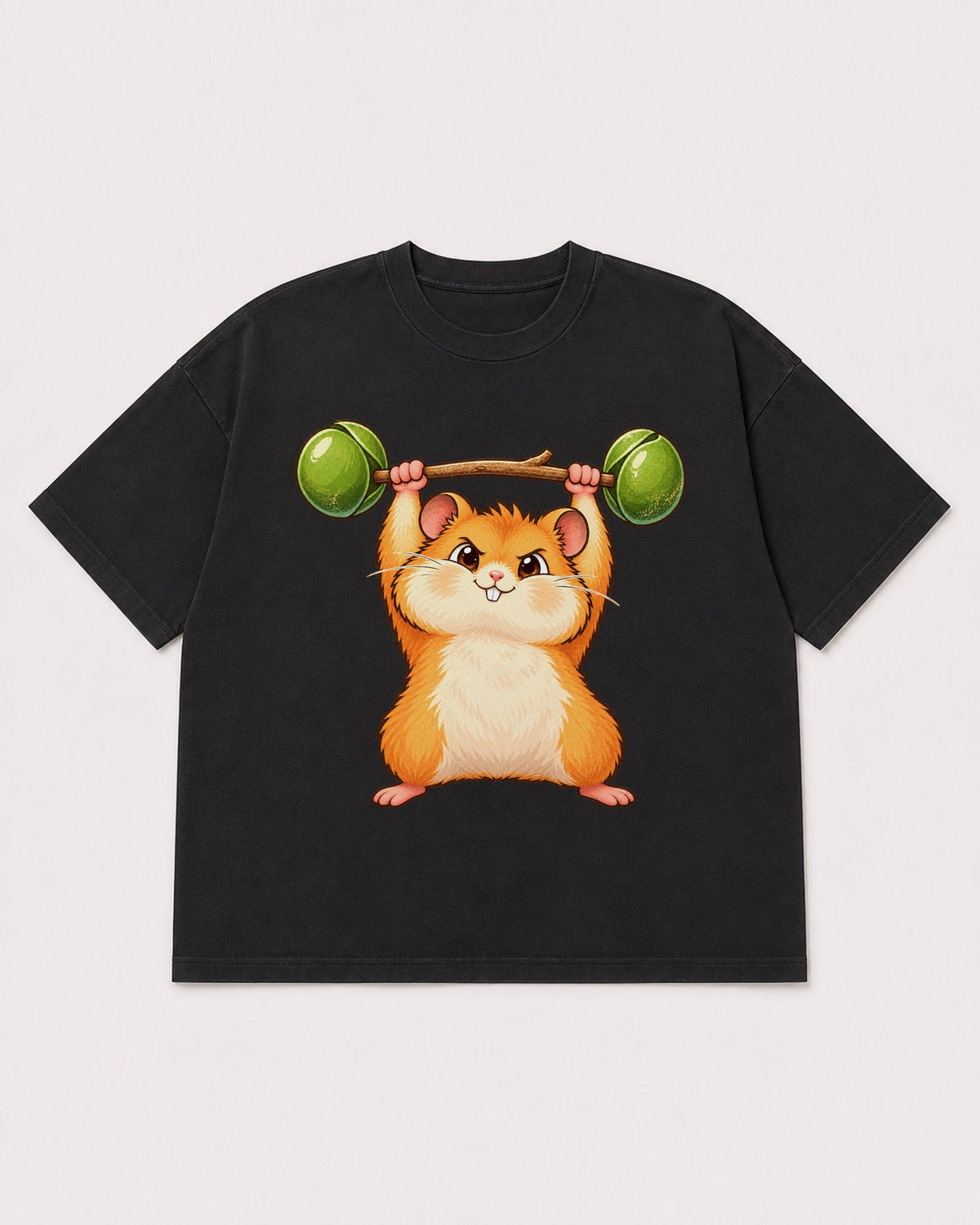 Mockup Boxy Heavyweight Tee Black product