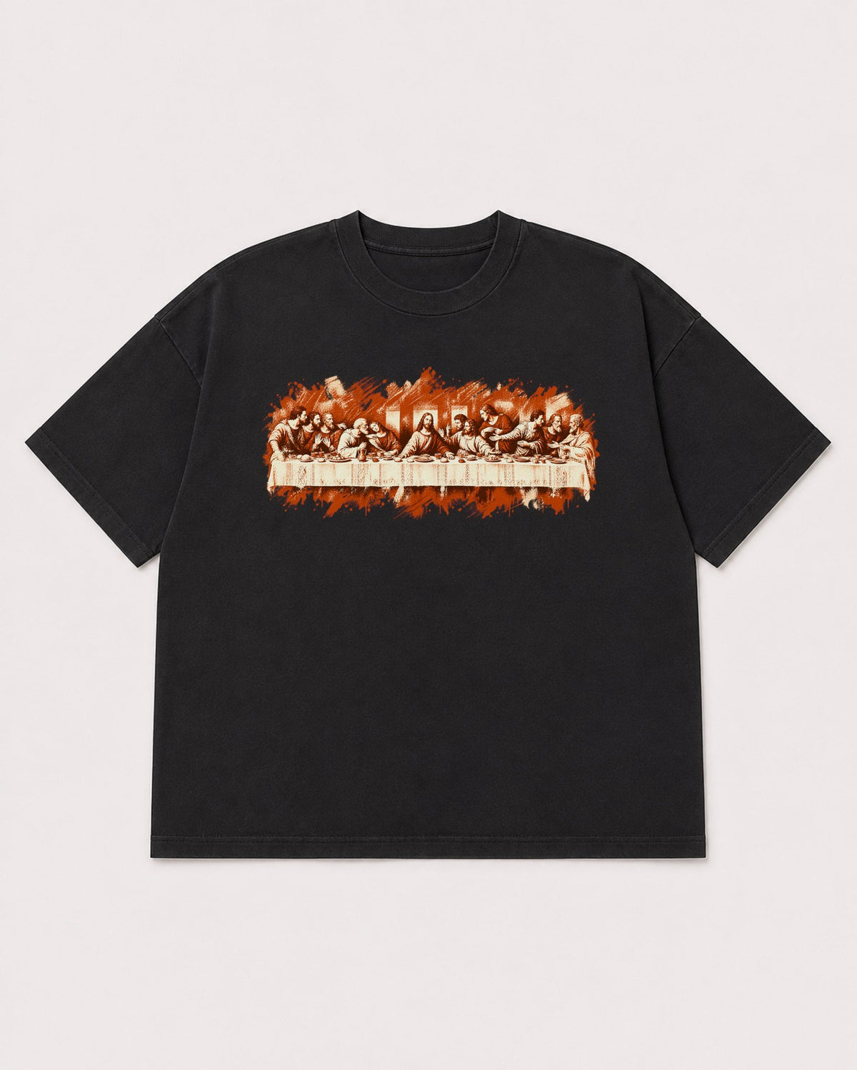 Mockup Boxy Heavyweight Tee Black product