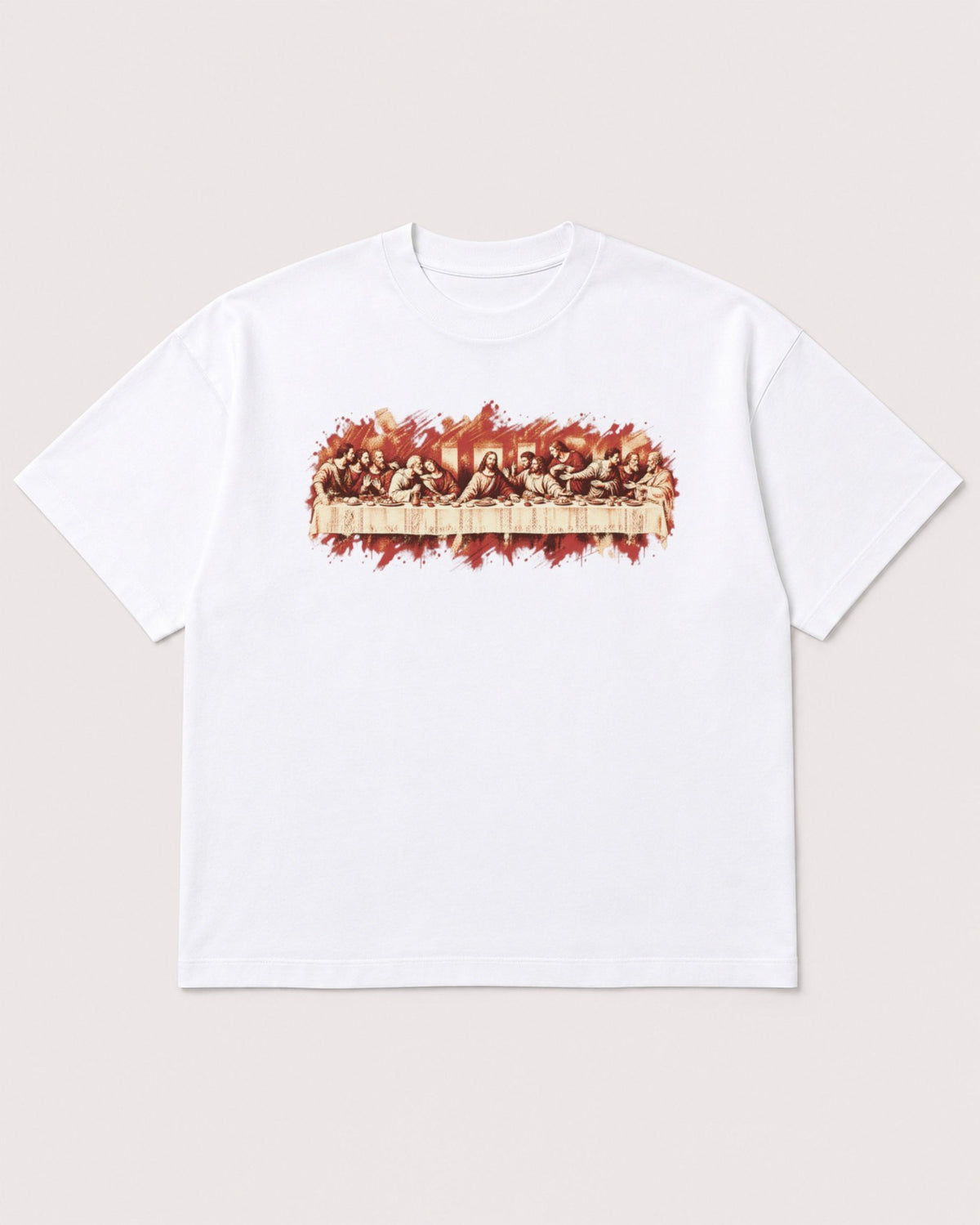 Mockup Boxy Heavyweight Tee White product