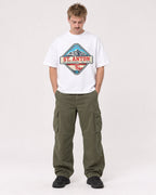 Mockup Boxy Heavyweight Tee White male full-body 19