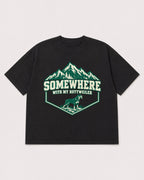 Mockup Boxy Heavyweight Tee Black product
