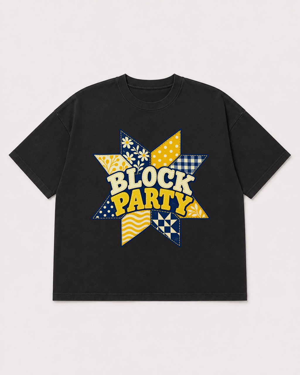 Mockup Boxy Heavyweight Tee Black product
