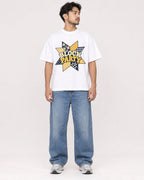 Mockup Boxy Heavyweight Tee White male full-body 02