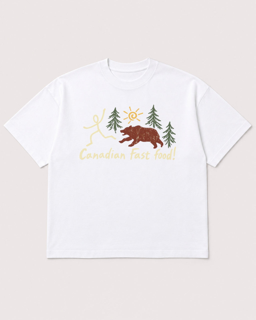 Mockup Boxy Heavyweight Tee White product