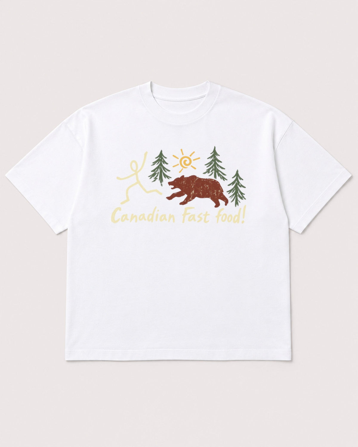 Mockup Boxy Heavyweight Tee White product