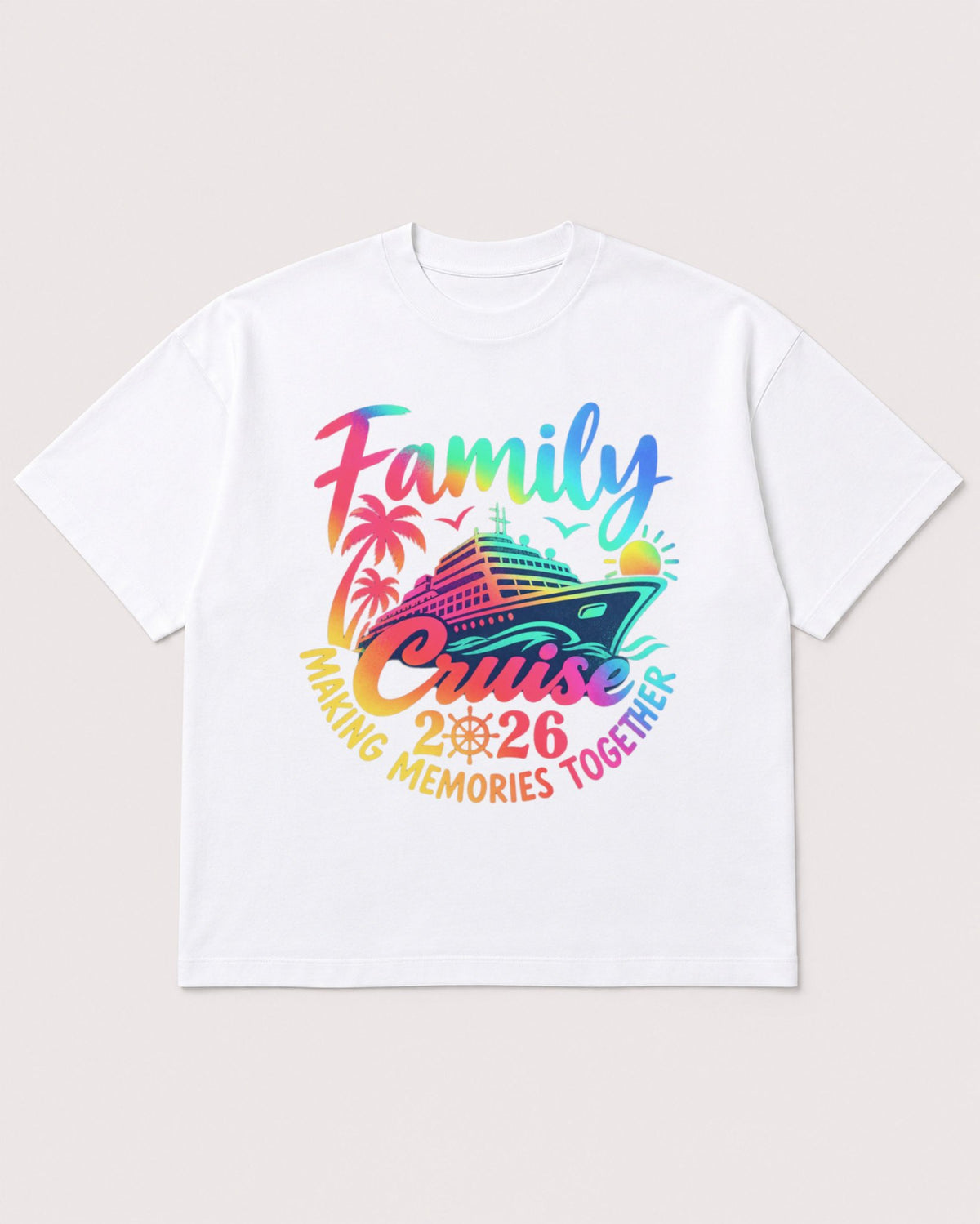 Mockup Boxy Heavyweight Tee White product