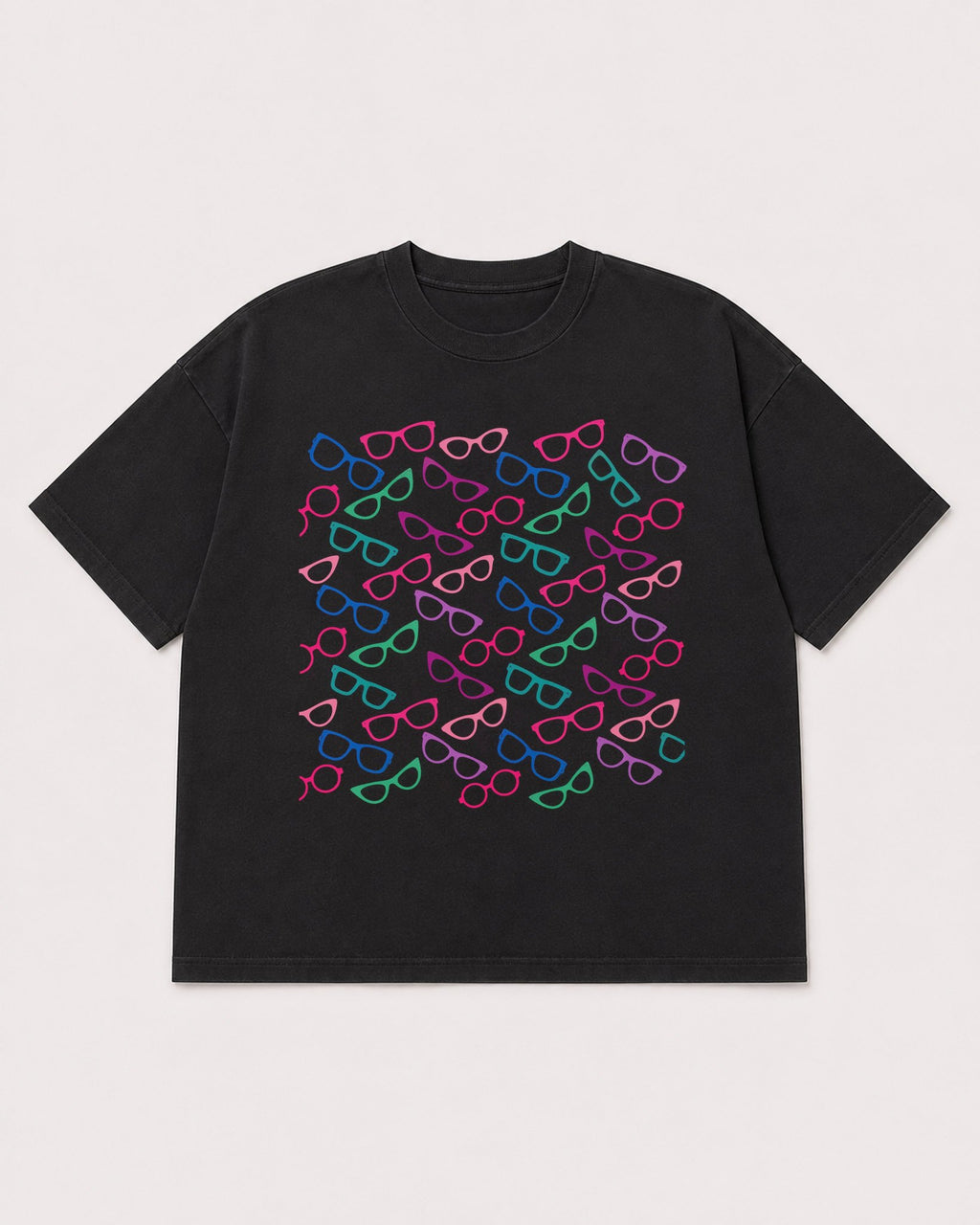 Mockup Boxy Heavyweight Tee Black product