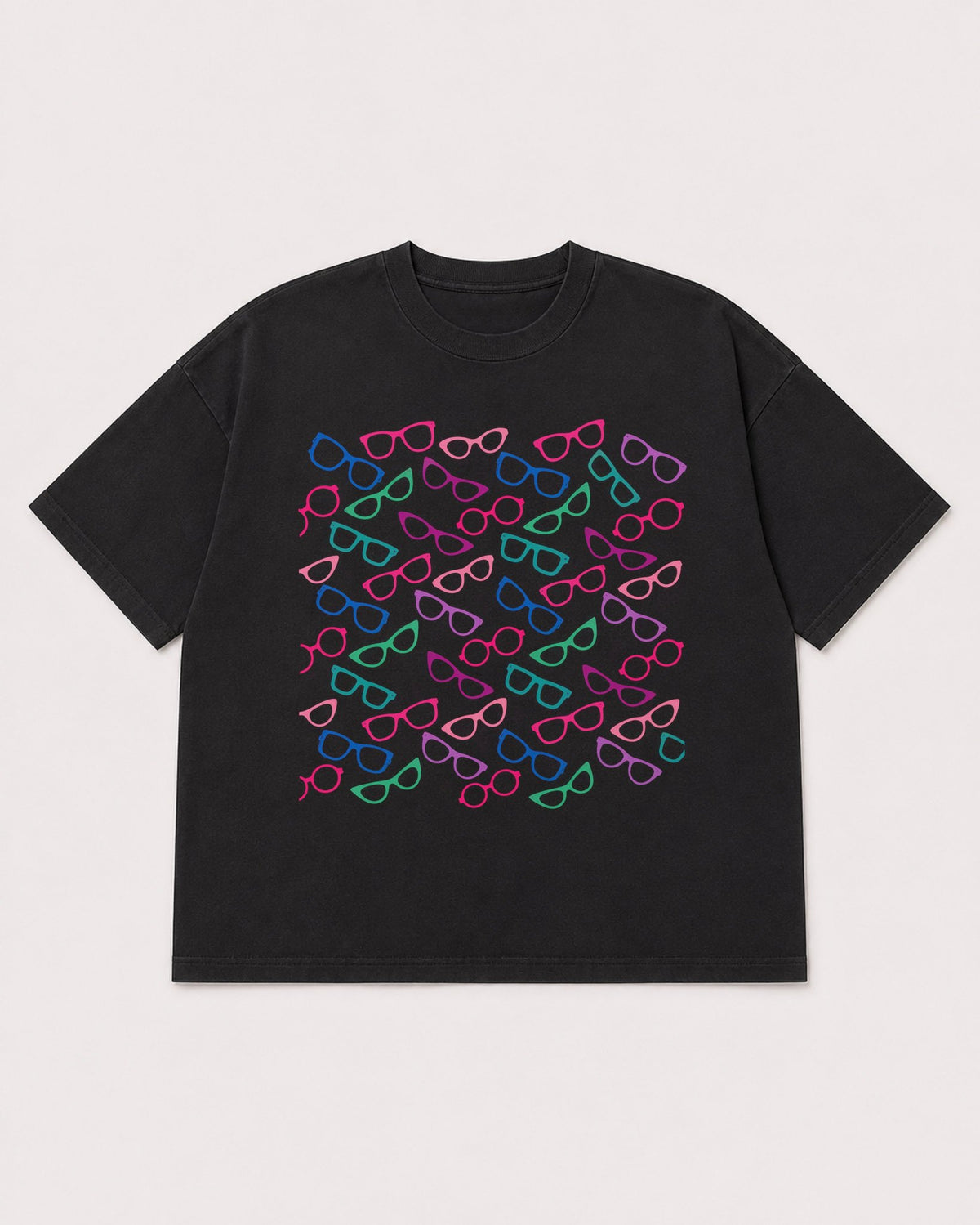 Mockup Boxy Heavyweight Tee Black product