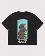 Mockup Boxy Heavyweight Tee Black product