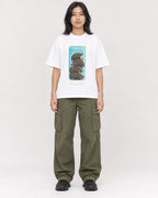 Mockup Boxy Heavyweight Tee White female full-body 22