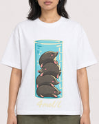 Mockup Boxy Heavyweight Tee White female close-up 22
