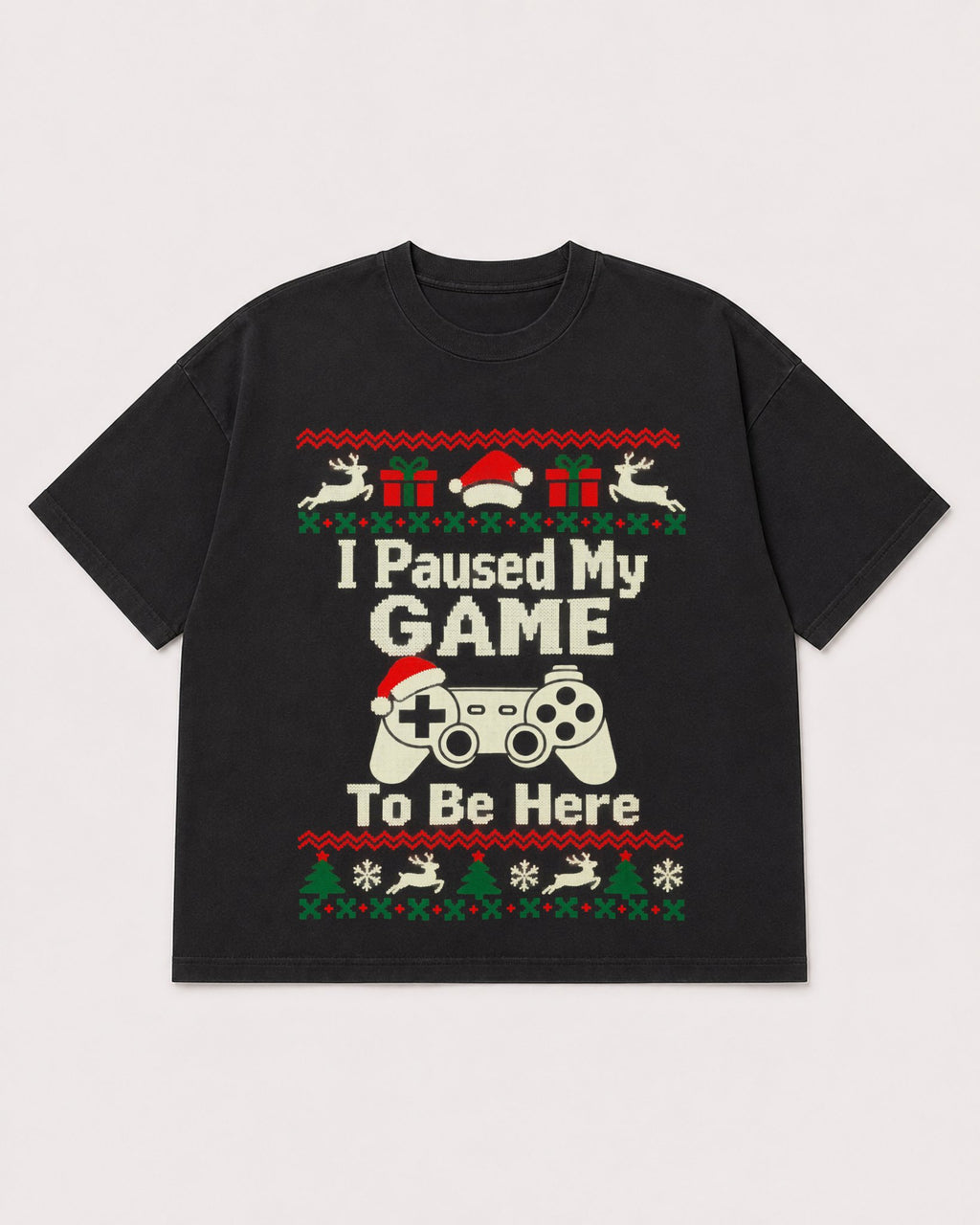 Mockup Boxy Heavyweight Tee Black product