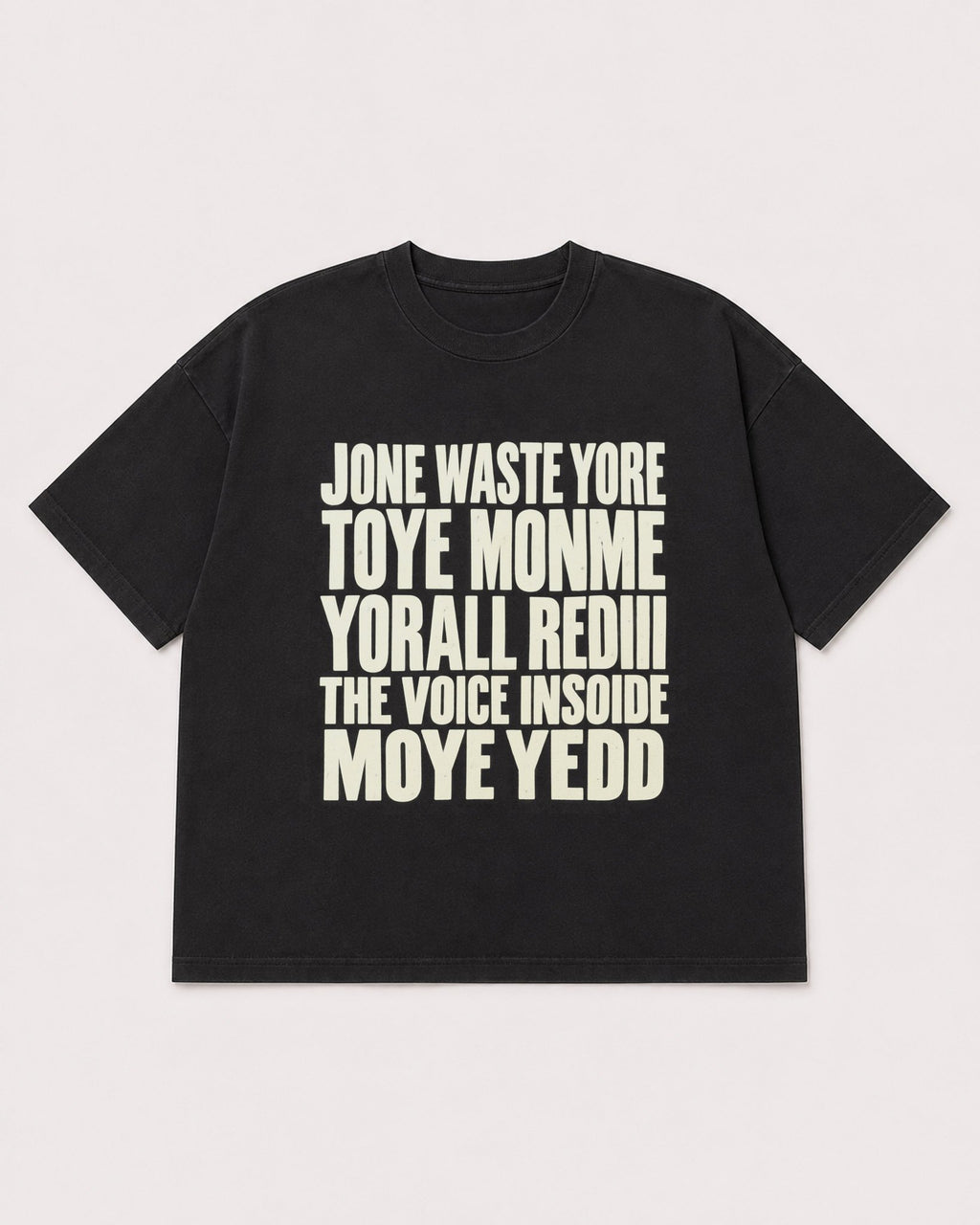 Mockup Boxy Heavyweight Tee Black product