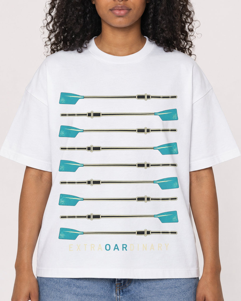 Mockup Boxy Heavyweight Tee White female close-up 05